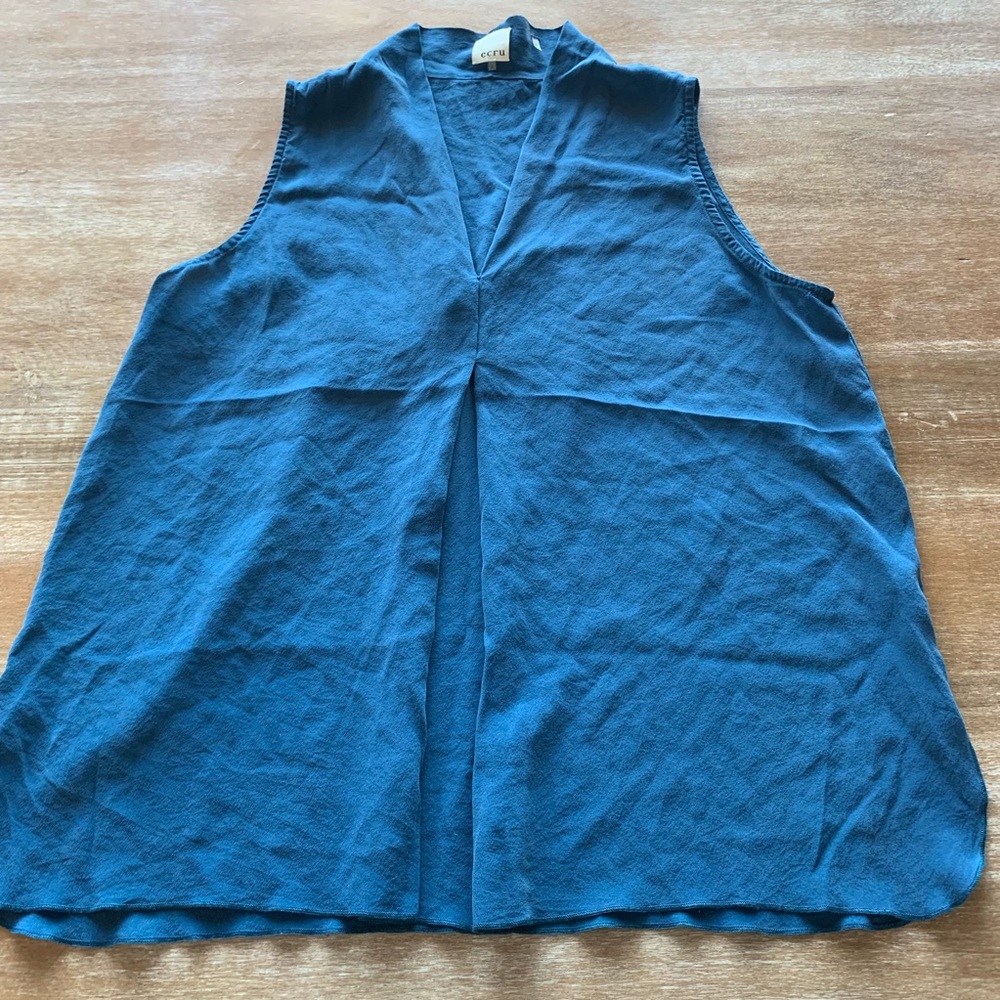 Ecru sleeveless top